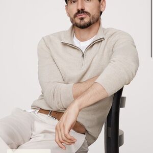 Banana republic quarter zip sweater